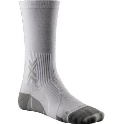 X-socks run perform crew white grey