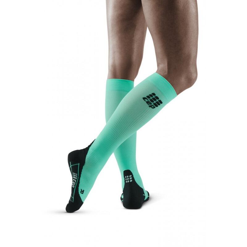 Sosete de compresie pentru femei Women Running socks - verde deschis negru jump…