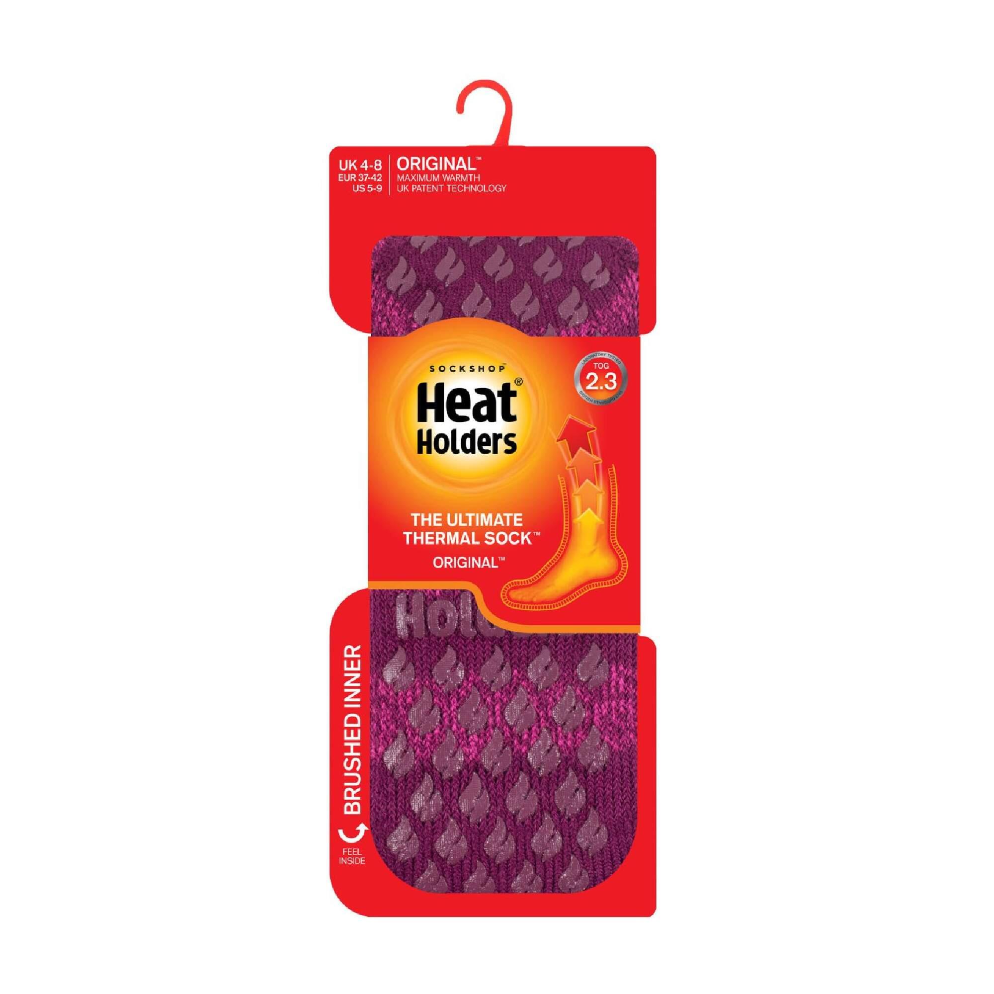 Heat Holders - Calzini Antiscivolo Foderati in Pile Donna 2/6