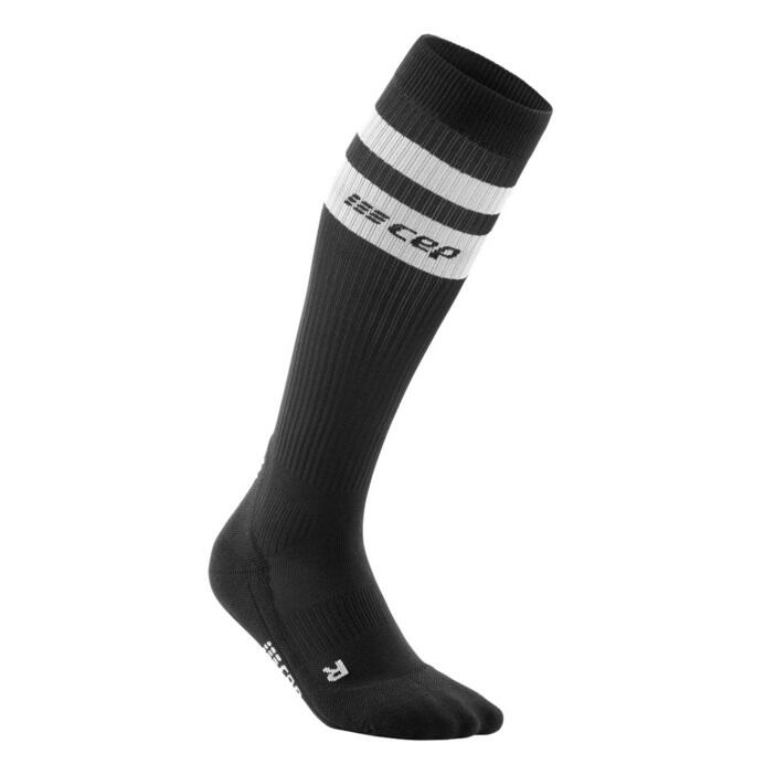 Sosete de compresie pentru femei 80's women socks - negru alb