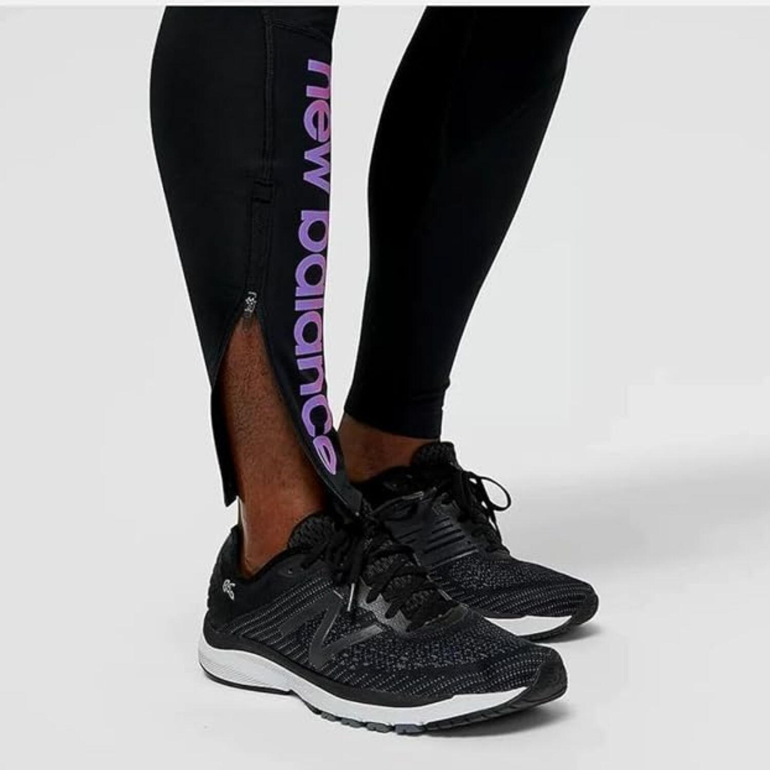 Legginsy sportowe męskie New Balance Impact Run AT Tight 4/4
