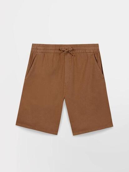 Bermuda - Sportswear - Homme - ceinture élastiquée FILEPBER - Marron