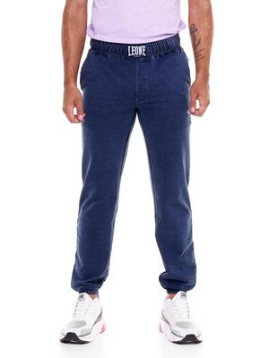 Indigo gewassen denim herenbroek