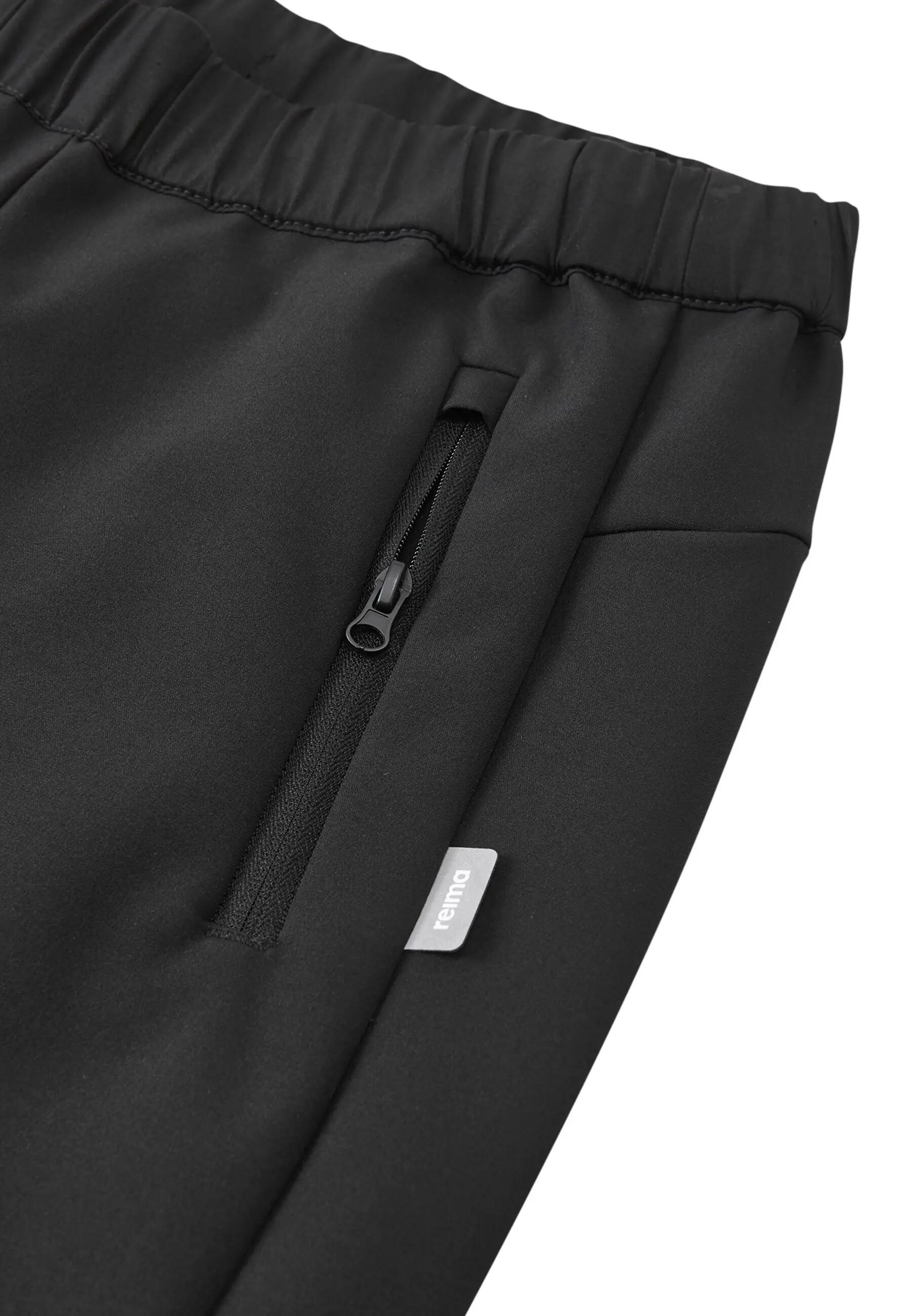 Kinder Softshell Hose Koivin Black 5/8