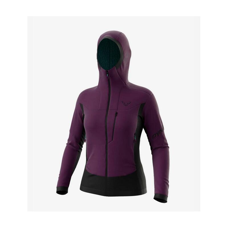 Veste ski alpinisme femme - polartec alpha - violet 1/3