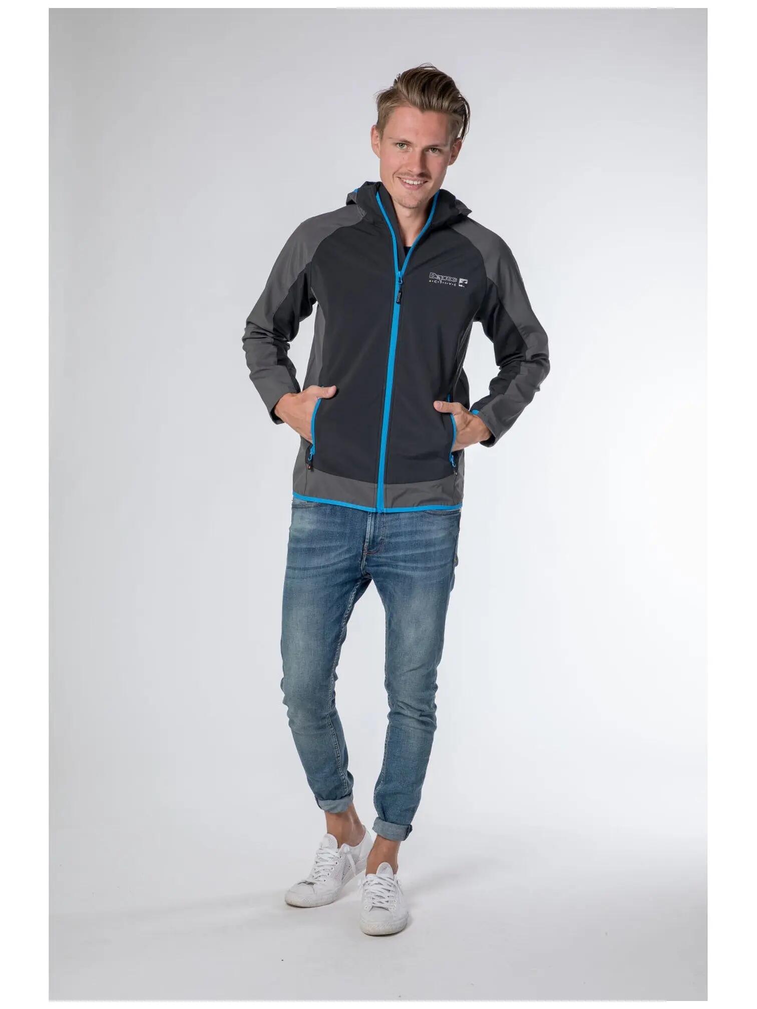Herren - Naturwandern - Softshelljacke - CAVELL - indigoblau 4/4