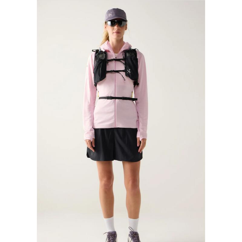 Polaire - femmes - légère à capuche - l.i.m mid multi ii - rose 4/5