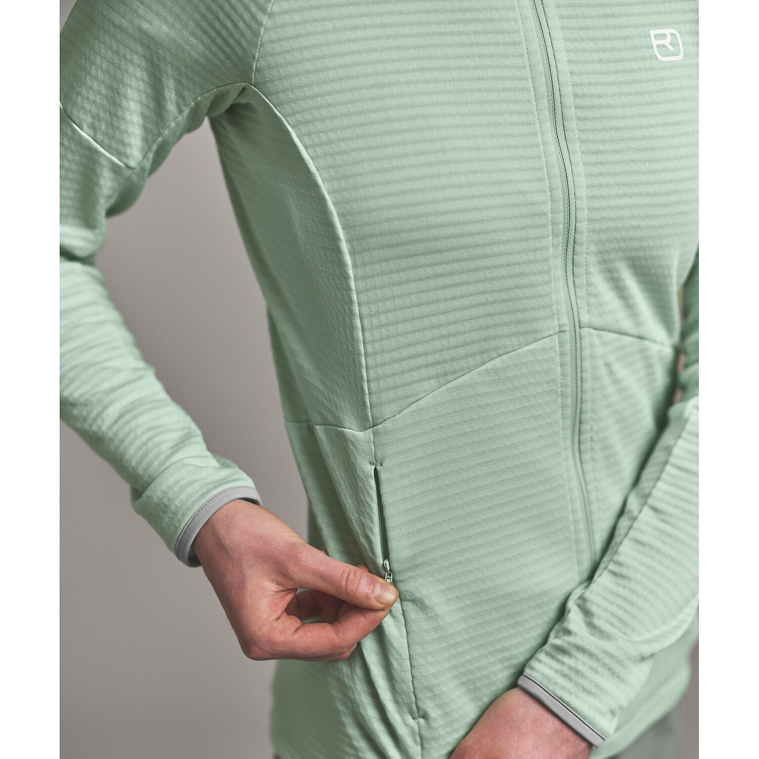 Damen Unterjacke FLEECE LIGHT GRID HOODY W 4/8