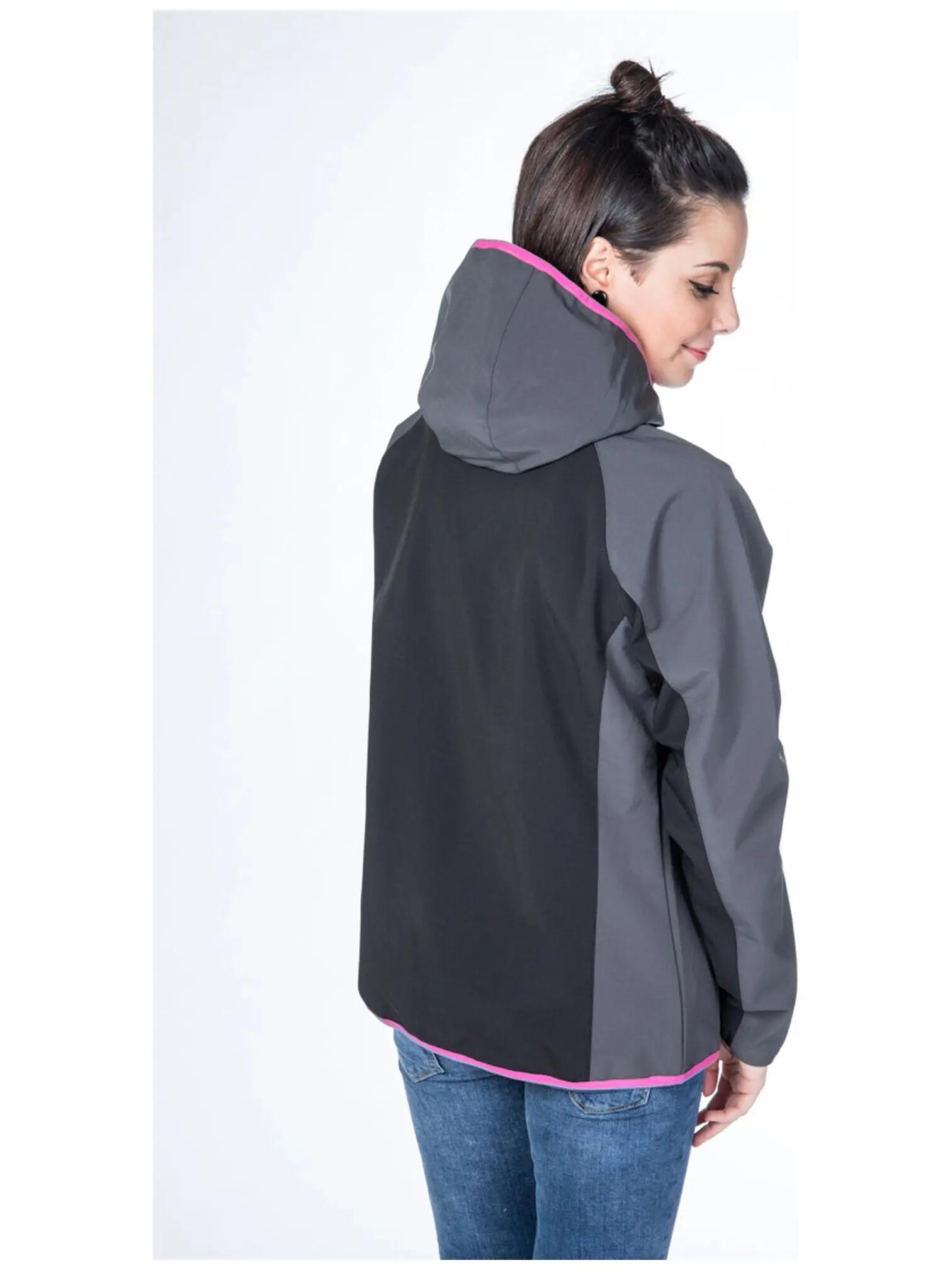 Damen - Softshelljacke CAVELL - ultraleicht, wasserabweisend 3/4