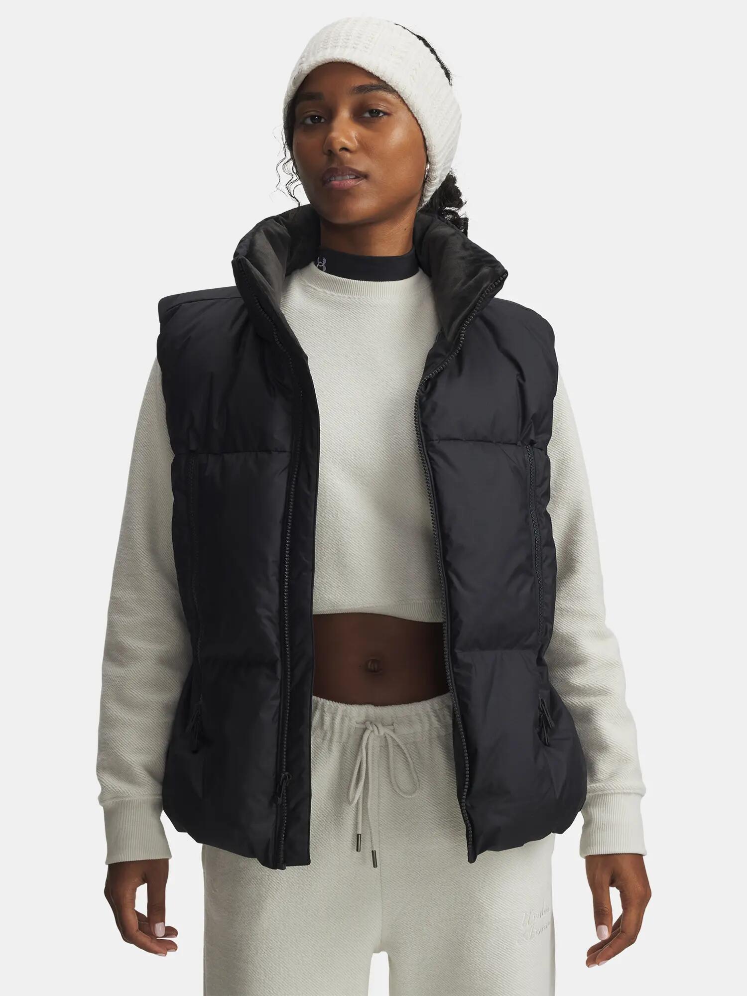 Női mellény Under Armour Limitless Down Puffer Vest-BLK 4/5