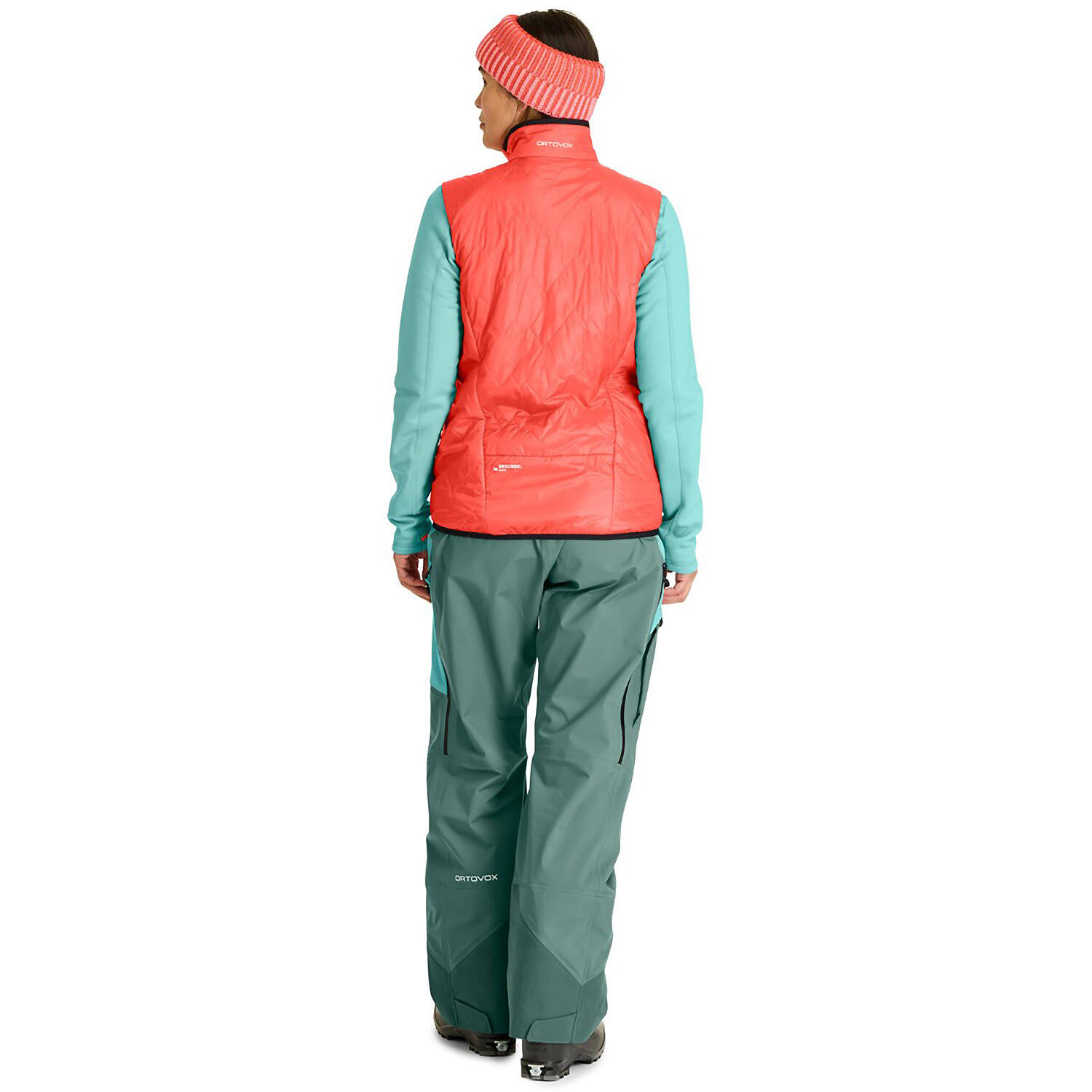 Damen Weste SWISSWOOL PIZ VIAL VEST W 3/4
