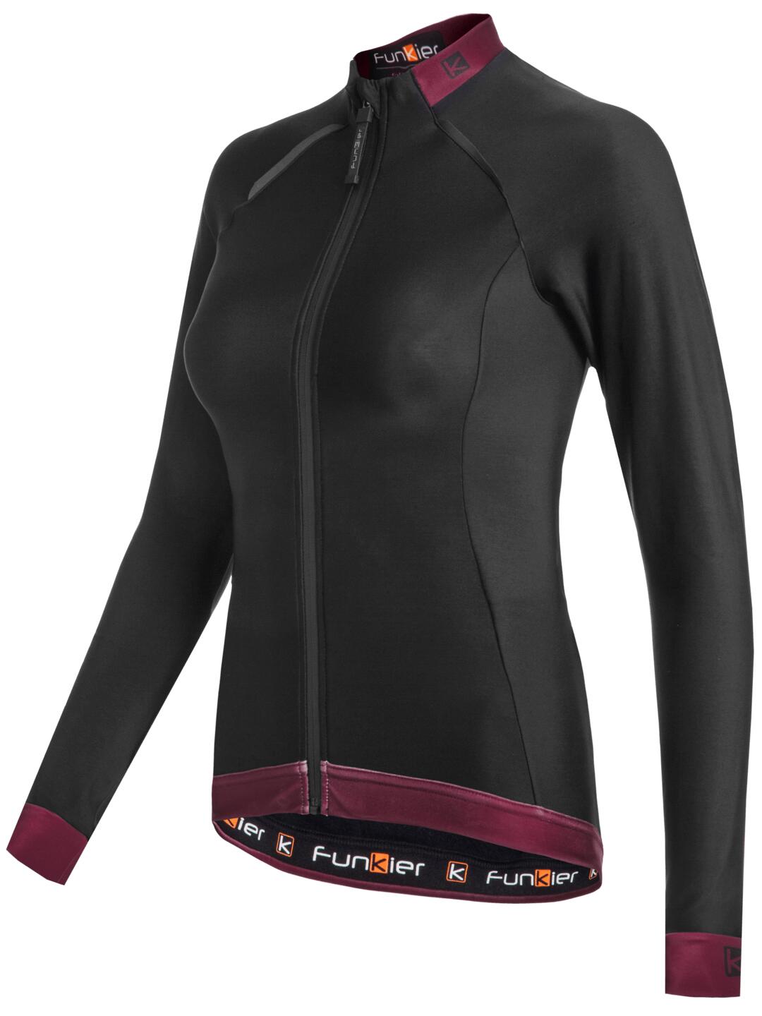 Jacheta termica FUNKIER Bernalda W Pro impermeabil - Negru/Rosu
