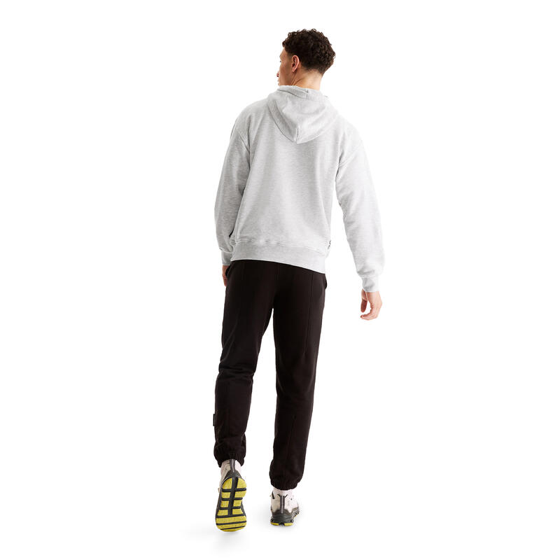 Cloud - hanorac sport pentru barbati On Club Hoodie - gri deschis crater
