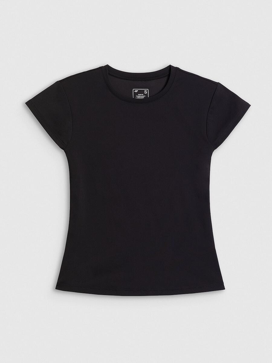 T-shirt slim gładki damski 4F 4FRSS26TTSHF4520 5/5