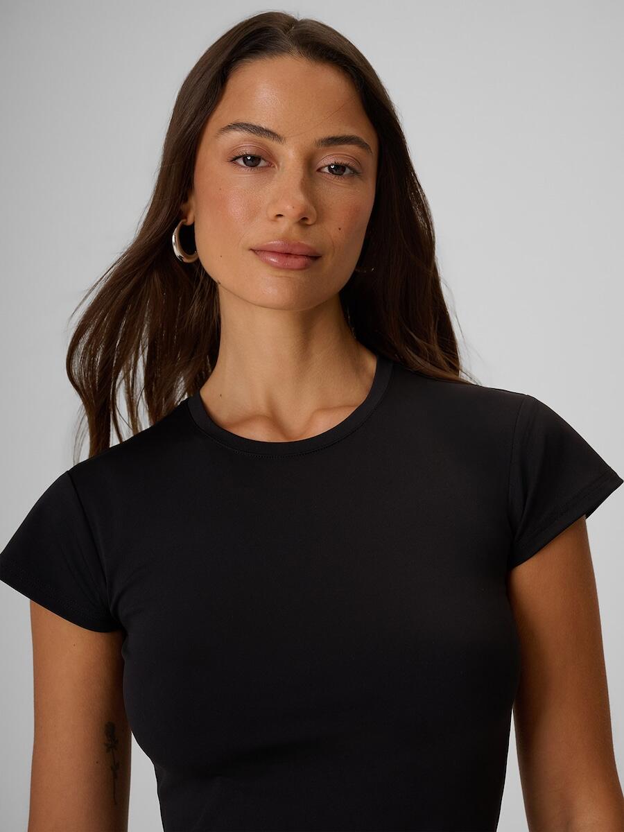T-shirt slim gładki damski 4F 4FRSS26TTSHF4520 4/5