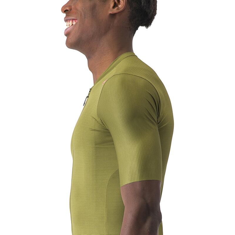 Tricou ciclism cu maneca scurta pentru barbati Espresso Jersey - verde inchis k…