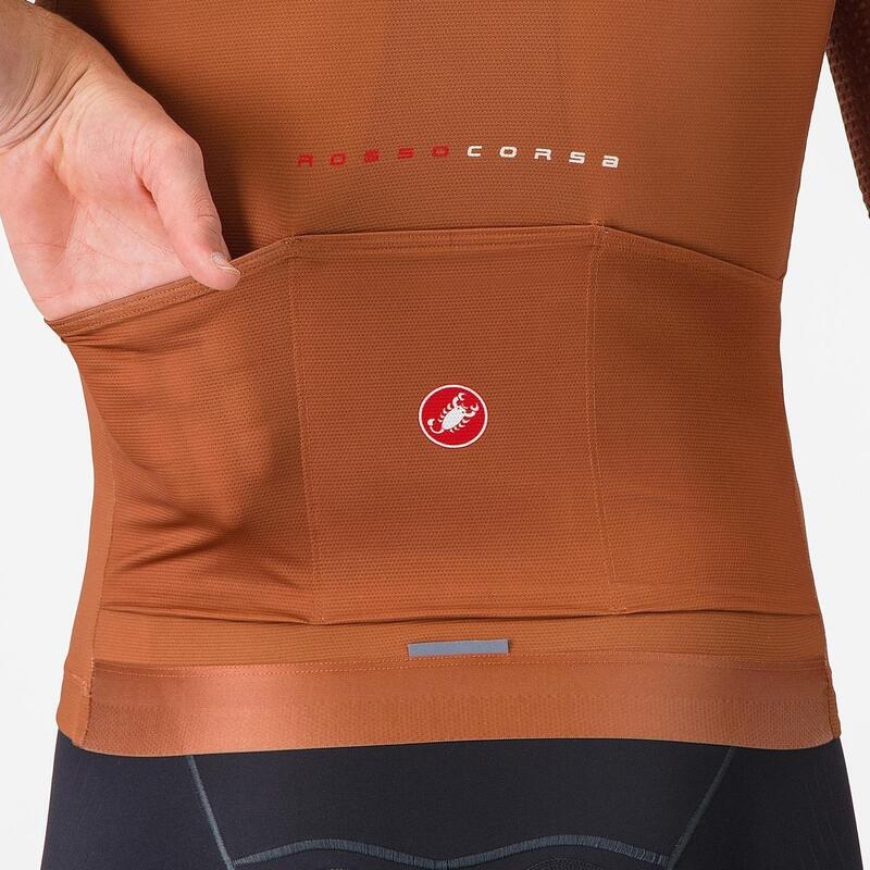 Tricou ciclism maneca scurta race fit - Aero Race 8S Jersey - 18-36 gr C - mocha