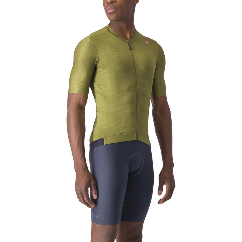 Tricou ciclism cu maneca scurta pentru barbati Espresso Jersey - verde inchis k…