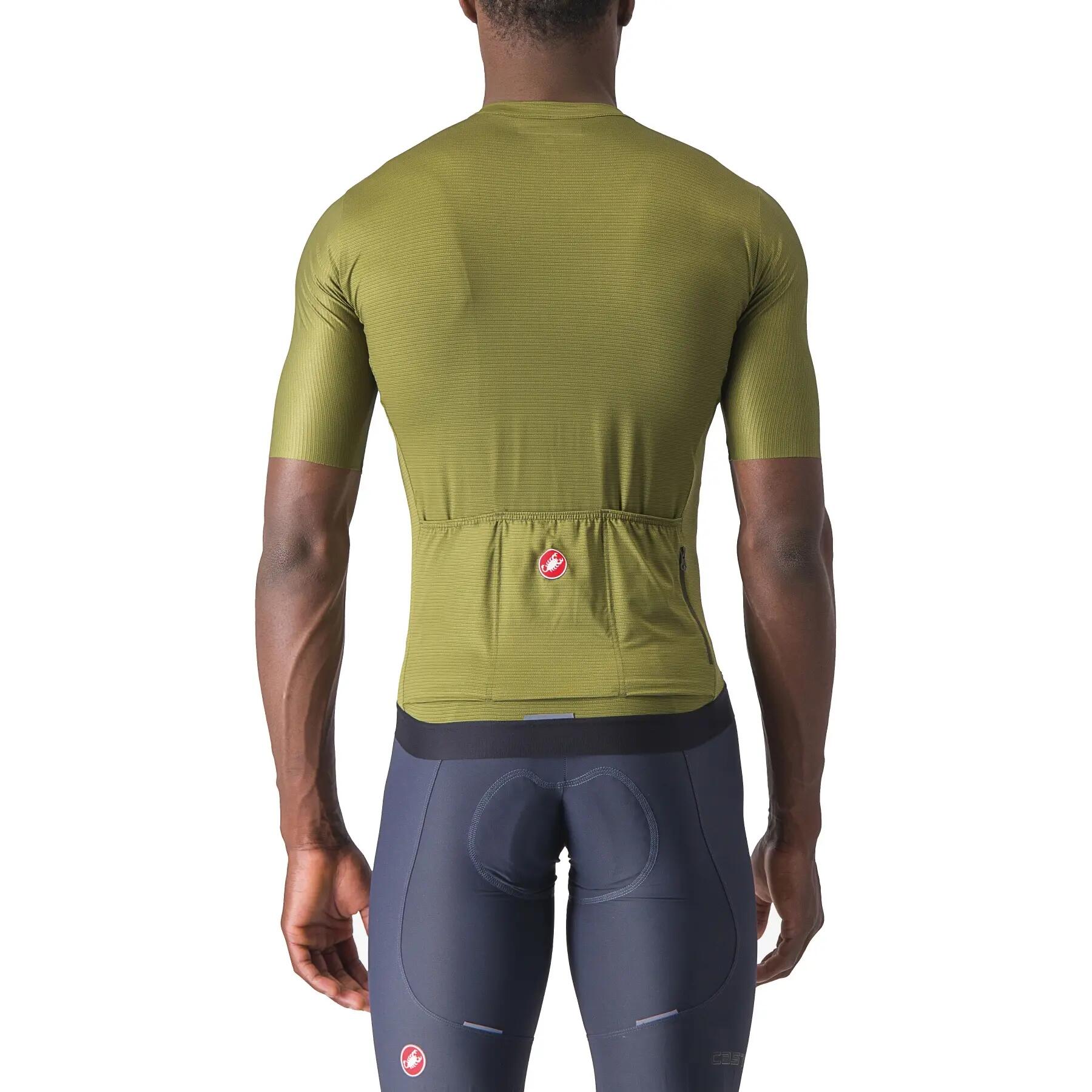Tricou ciclism cu maneca scurta pentru barbati Espresso Jersey - verde inchis k… 2/5
