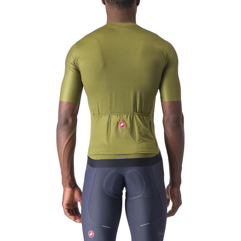 Tricou ciclism cu maneca scurta pentru barbati Espresso Jersey - verde inchis k…