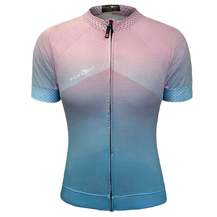 Tricou FUNKIER Farnia Pro Women S/S - Pink/Mint 3/4