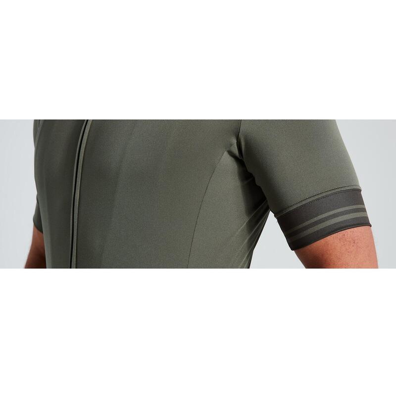 Tricou ciclism maneca scurta pentru barbati RBX Sport Logo SS jersey - verde mi…