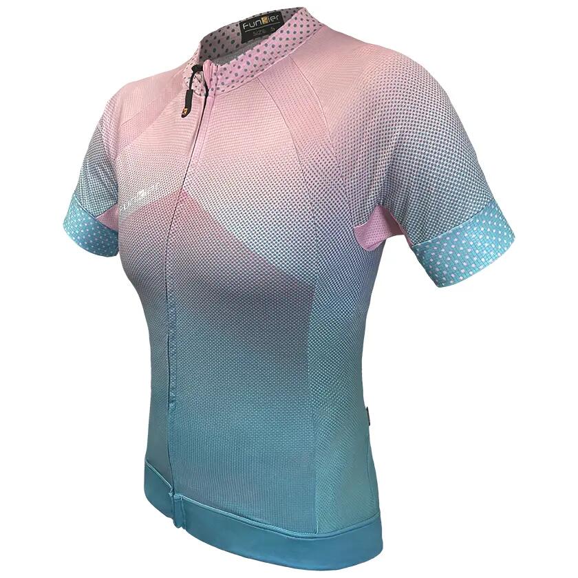 Tricou FUNKIER Farnia Pro Women S/S - Pink/Mint 2/4