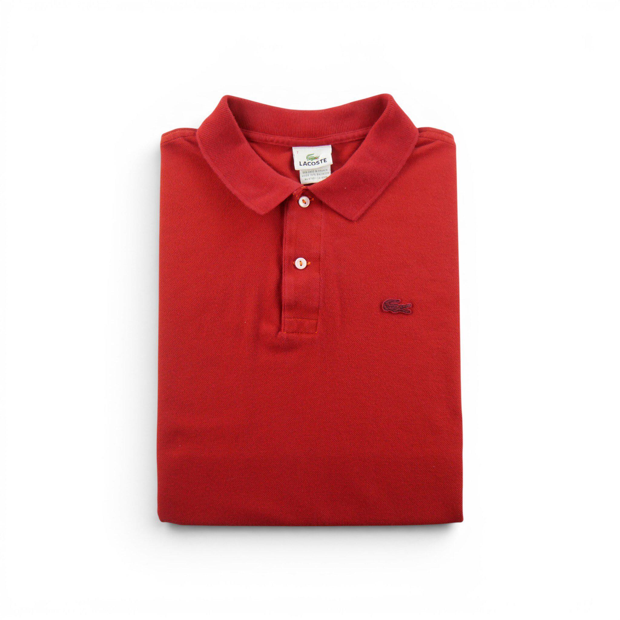 Second life - Tricou polo bărbați roșu Lacoste - Bun