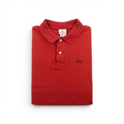 Second hand - Polo uomo maniche corte rosso Lacoste - Stato buono