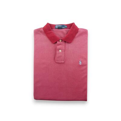 Tweedehands - polo ralph lauren heren korte mouw rood - goede staat