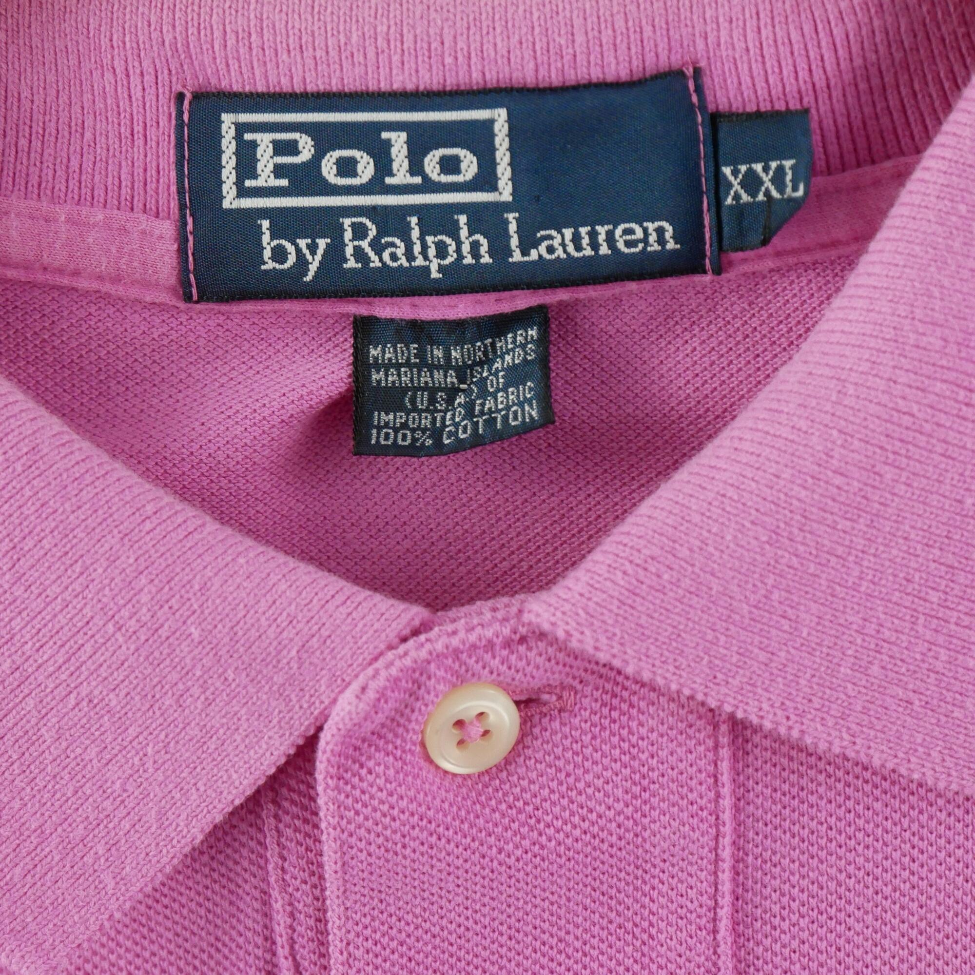 Second hand - Polo uomo maniche corte rosa Polo Ralph Lauren - Stato buono 7/7
