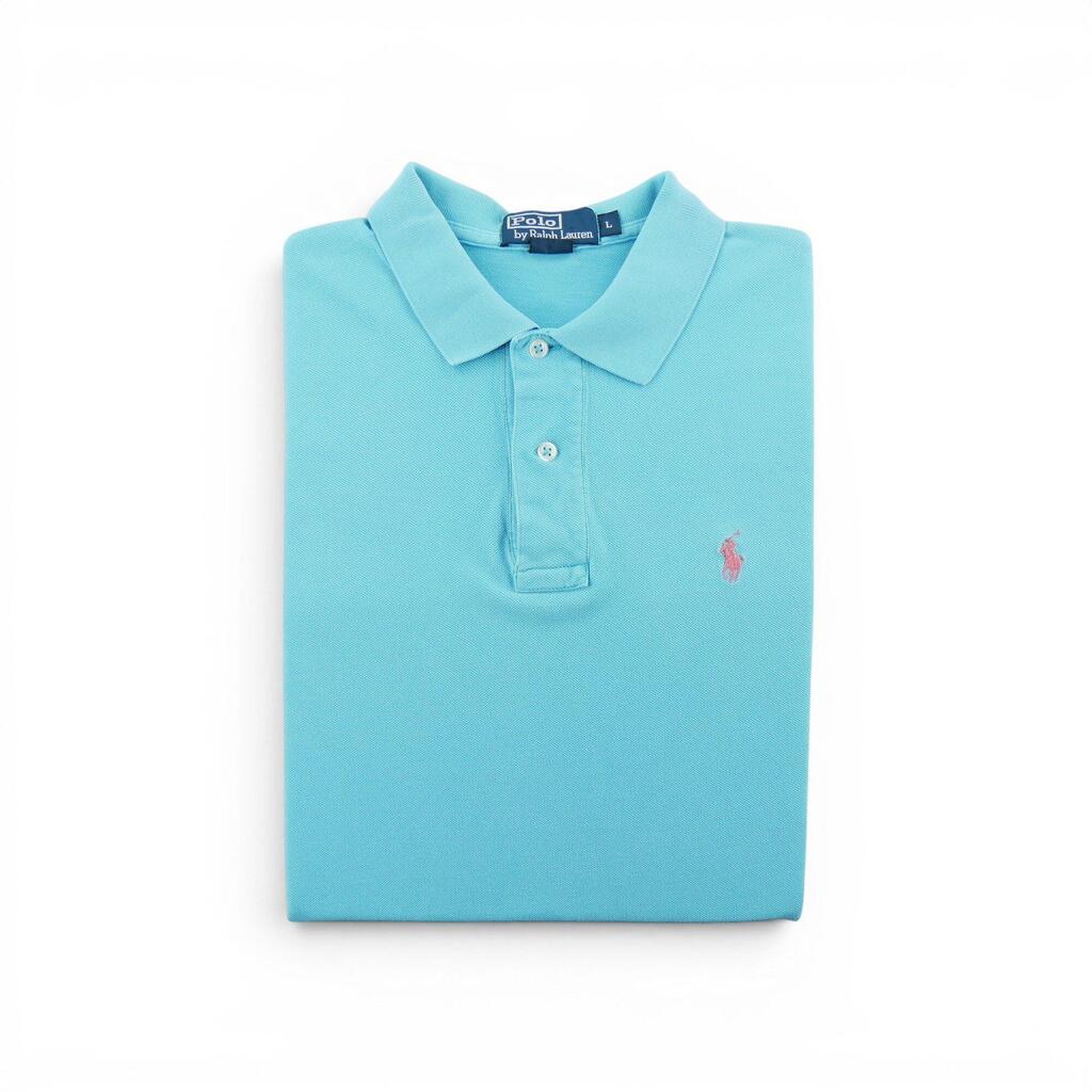 Second life - Polo Ralph Lauren Men Short Sleeve Turquoise Shirt - Good