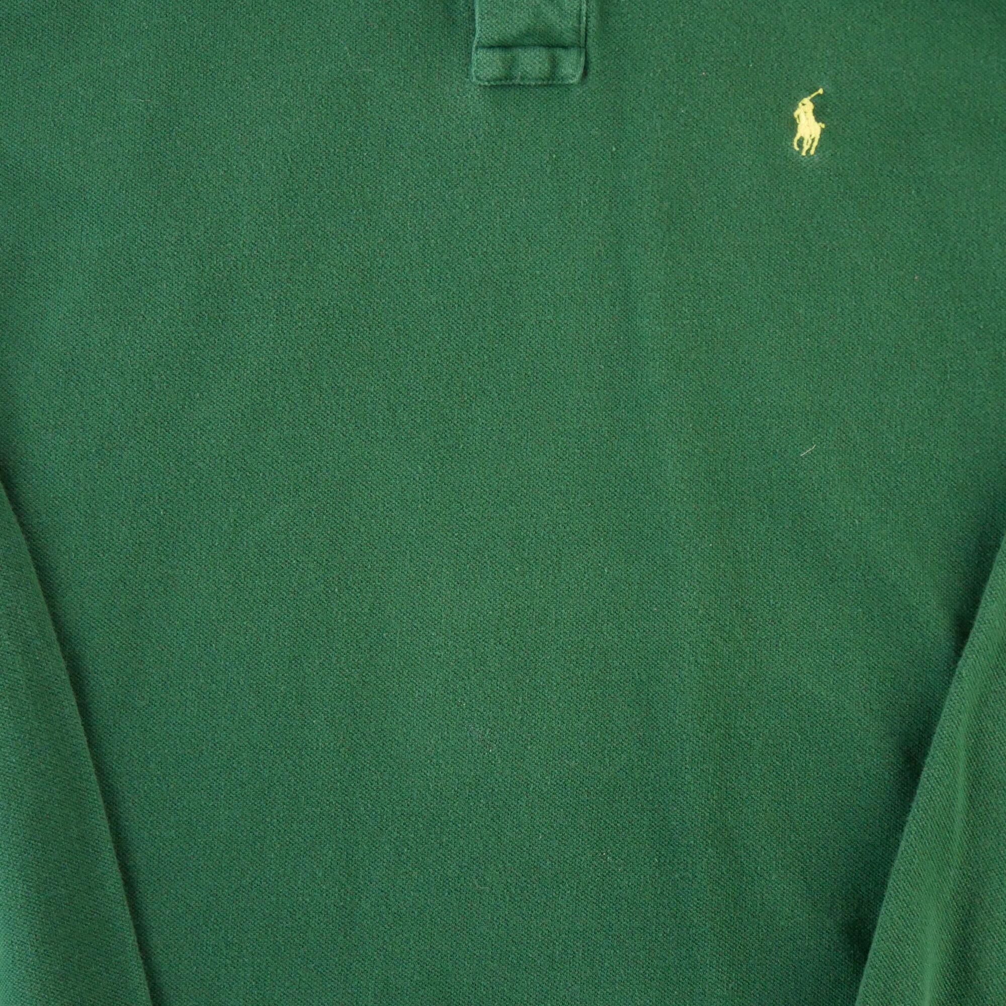 Tweedehands - Polo Ralph Lauren heren lange mouw groen - Als nieuw 3/5