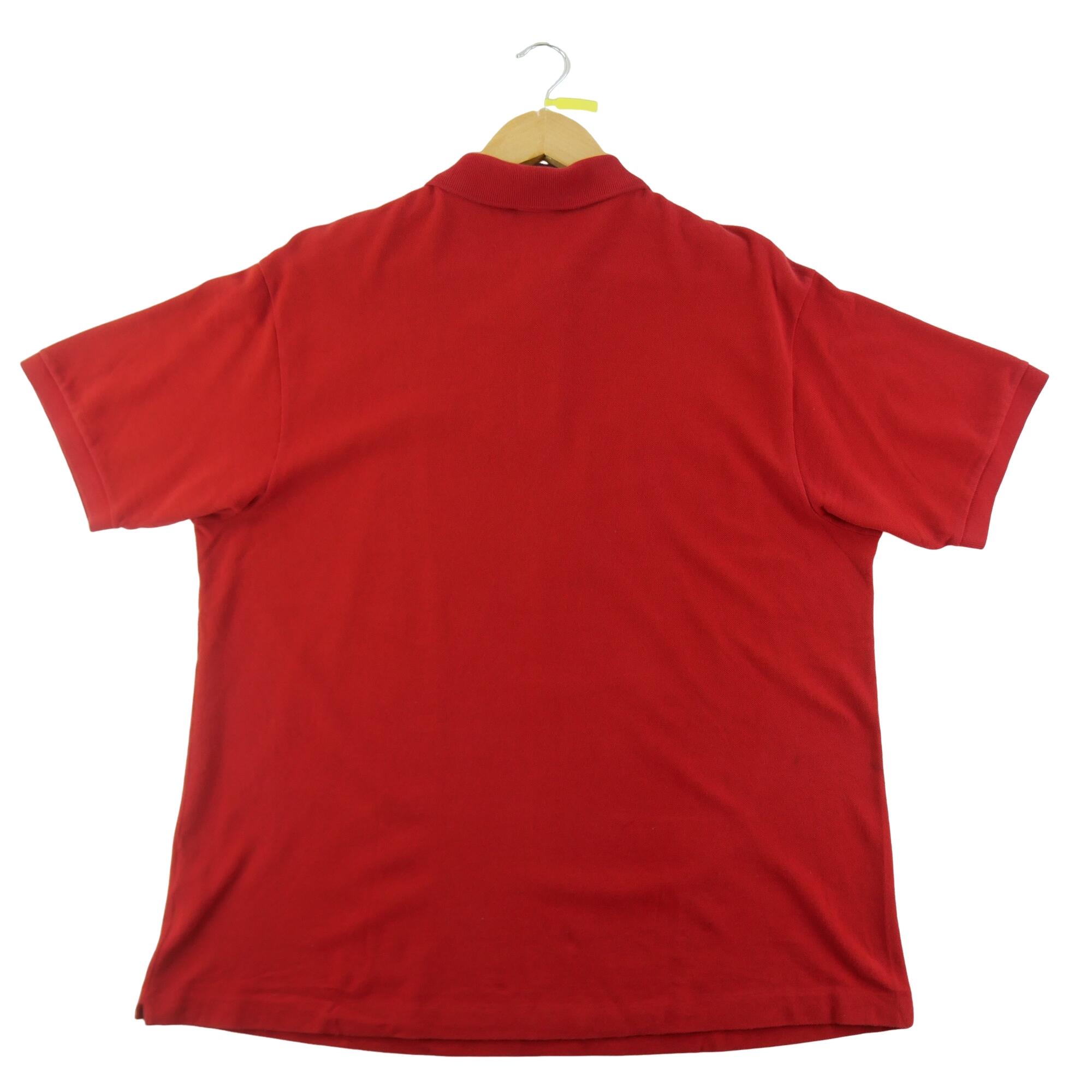 Second hand - Polo uomo maniche corte rosso Lacoste - Stato buono 3/7