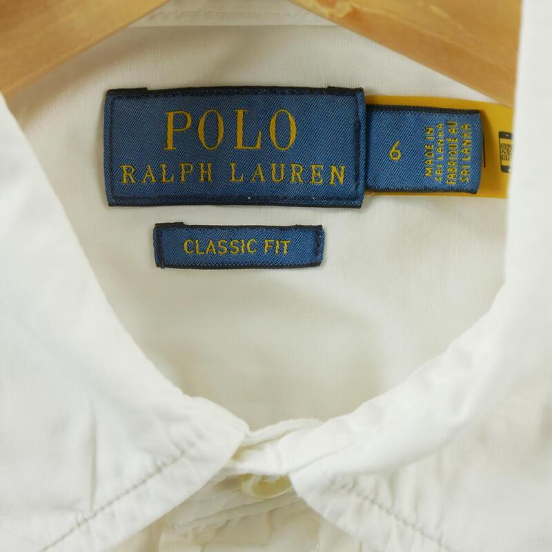 Second life - Cămașă damă Polo Ralph Lauren albă simplă - Bun