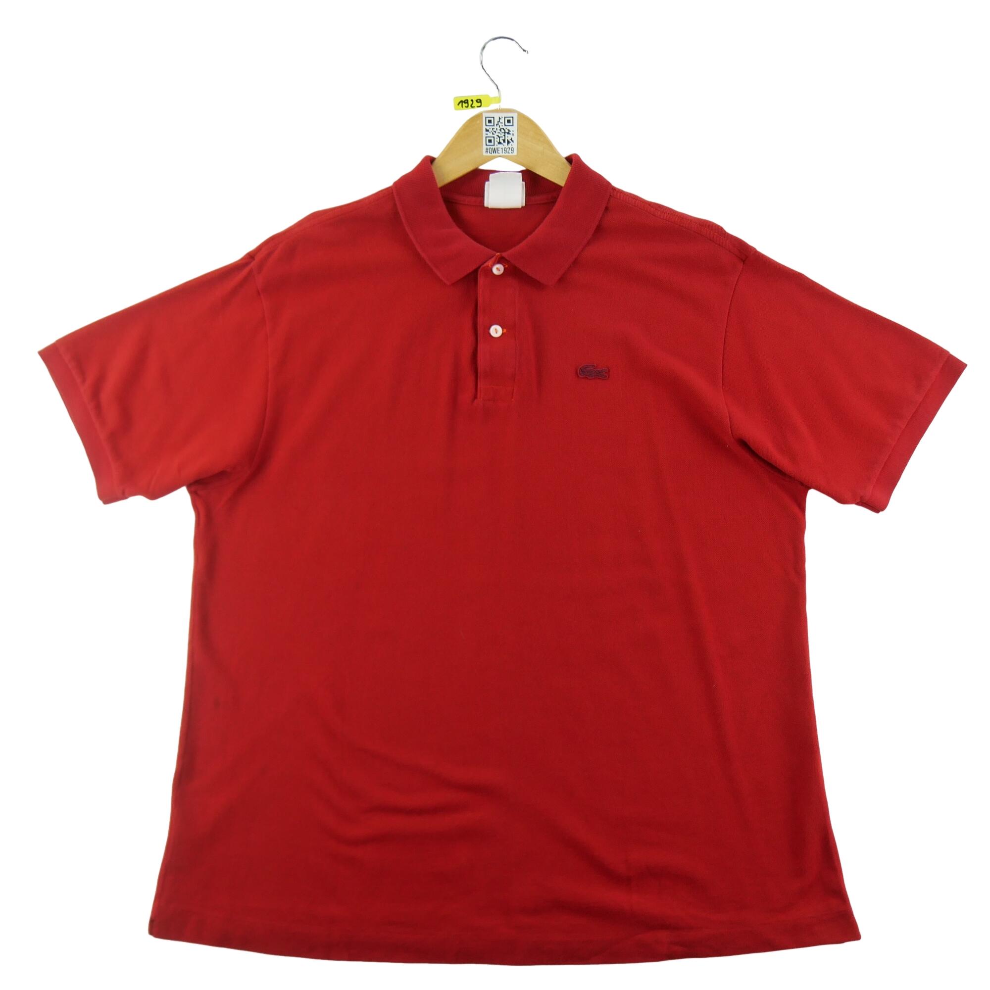 Second hand - Polo uomo maniche corte rosso Lacoste - Stato buono 2/7