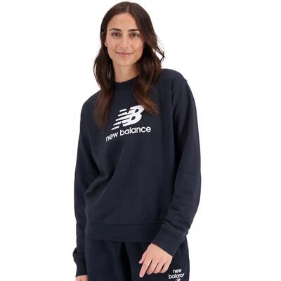 Dameshoodie new balance essentials stacked logo