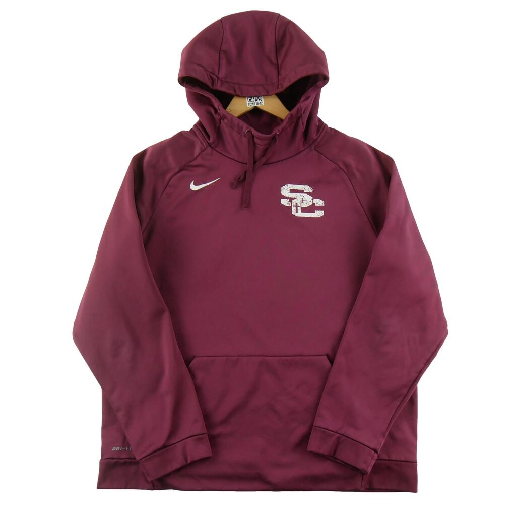 Second life - Men's Burgundy Hoodie Nike - Good