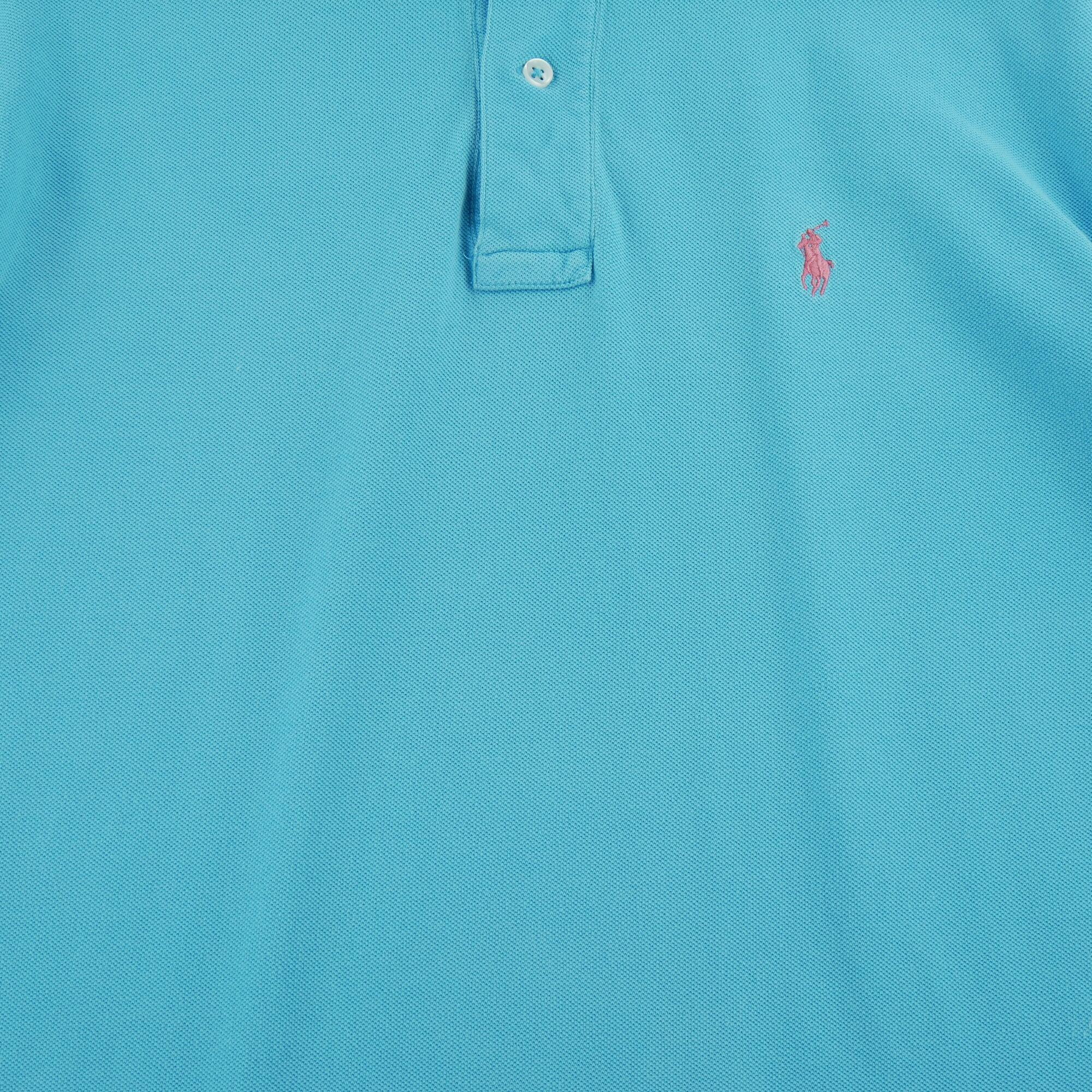 Segunda Vida - Polo de manga corta hombre turquesa Polo Ralph Lauren - Bueno 4/7