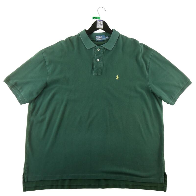 Second life - Tricou Polo bărbați verde - Foarte bun