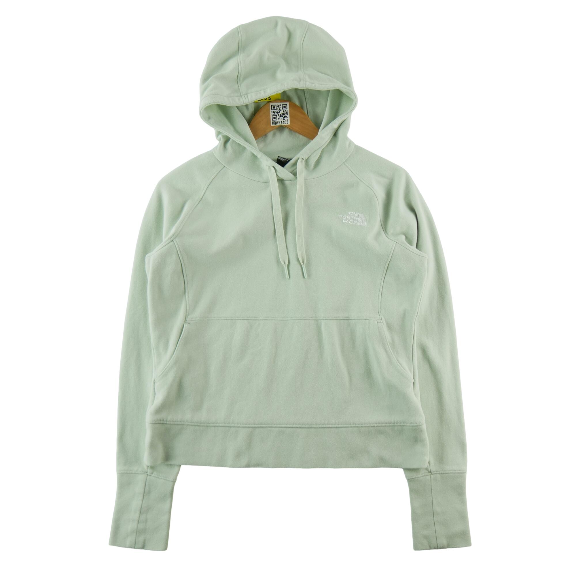 Second hand - Felpa con cappuccio donna The North Face verde - Stato buono 1/7