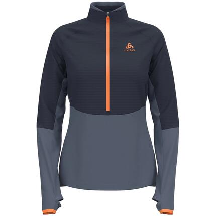 Bluza z półgolfem narciarska damska Odlo DESCENT CW 200 SL
