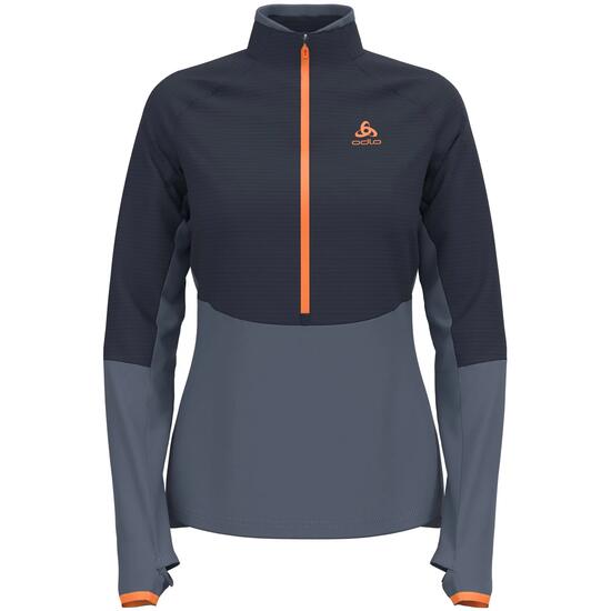Bluza z półgolfem narciarska damska Odlo DESCENT CW 200 SL