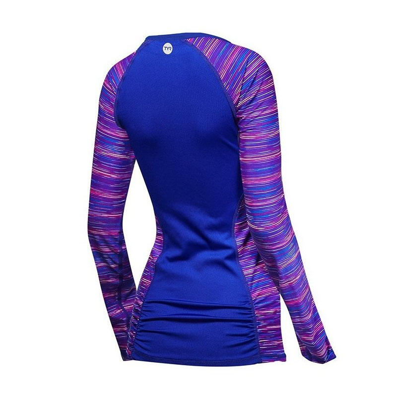 Bluza cu maneca lunga Cyprus Aria Rashguard roz-mov