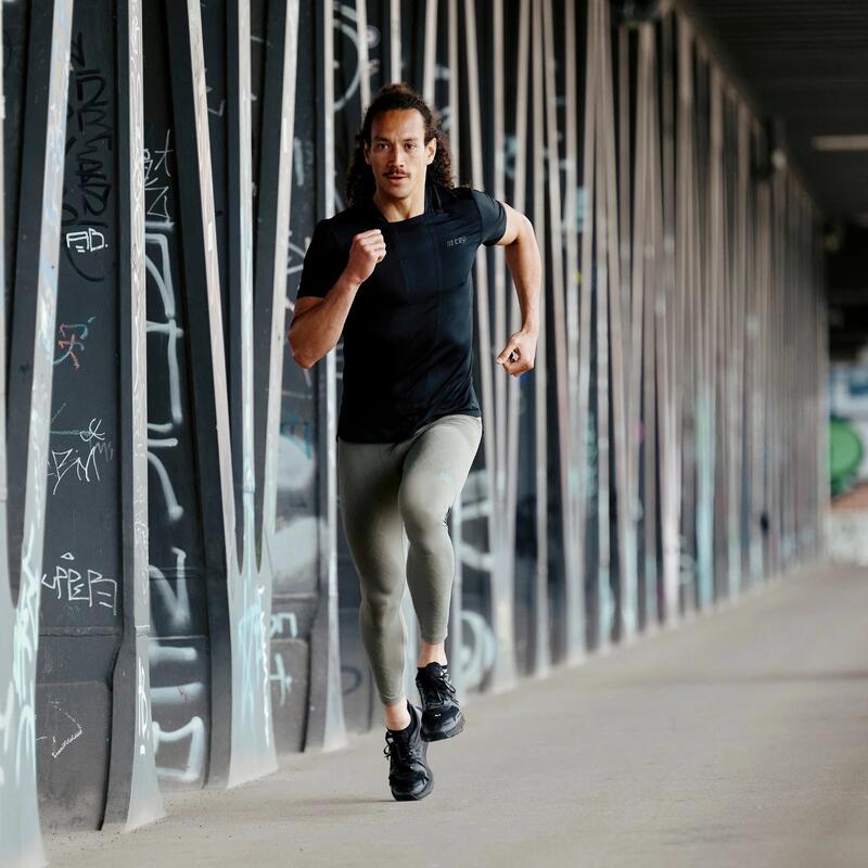 Tricou cu maneca scurta barbati The Run Shirt - albastru