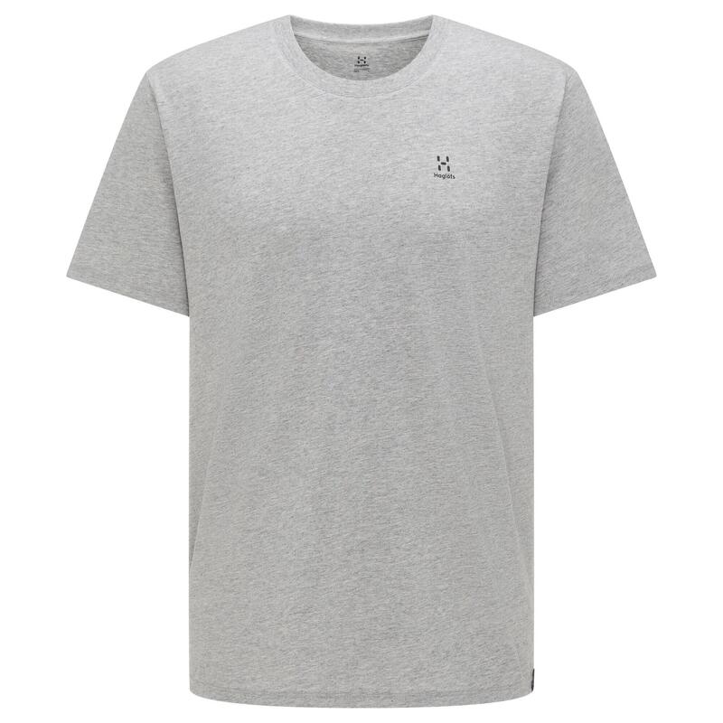 Haglofs - Tricou casual bumbac barbati Camp Tee - gri solid melaj