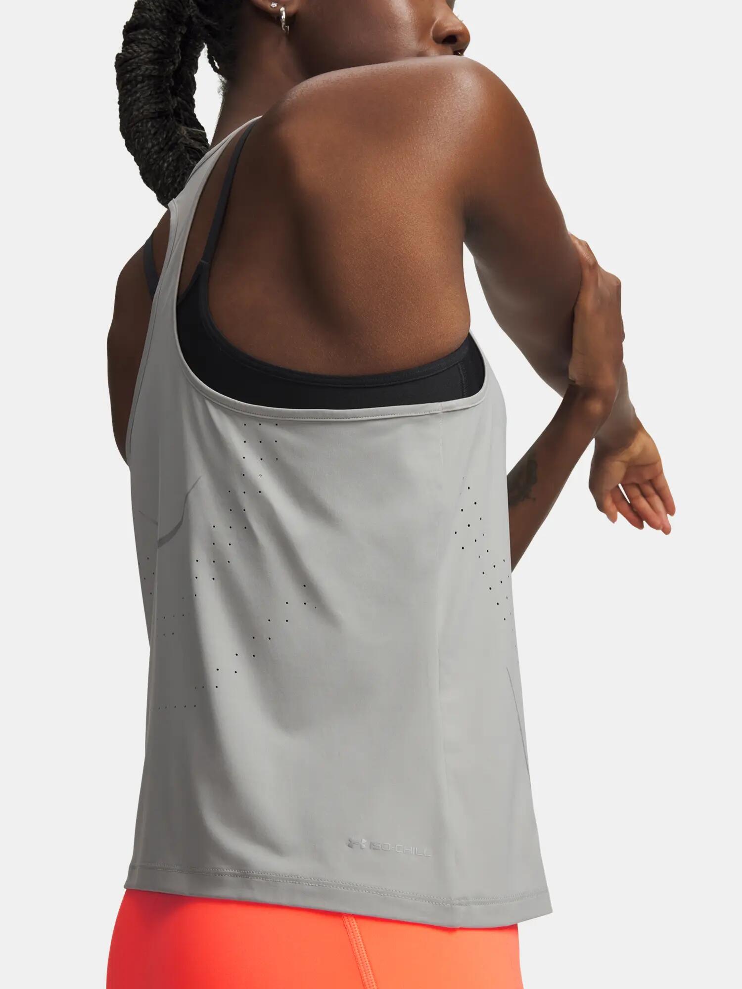 Női trikó Under Armour UA Velociti Pro Tank-GRY 3/3