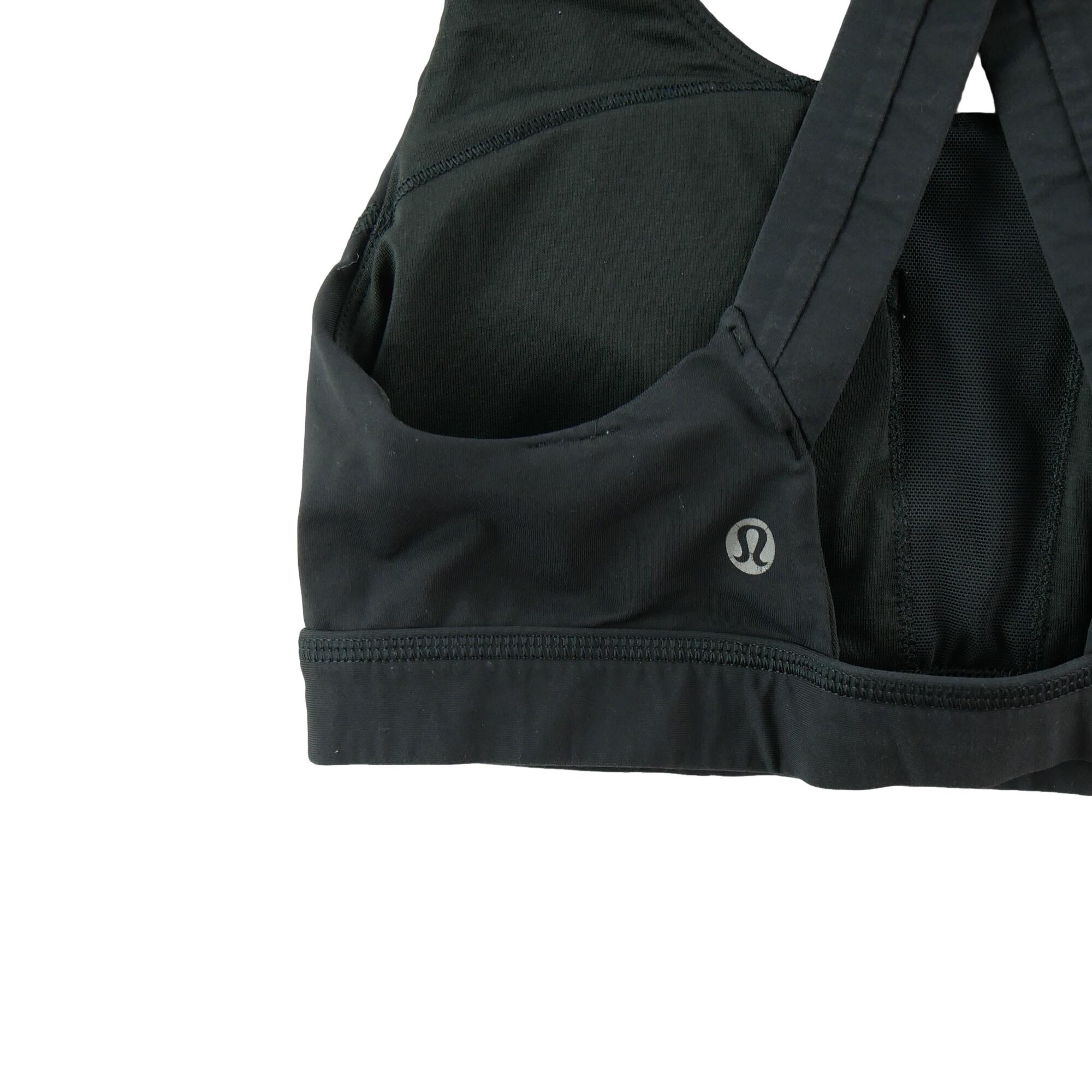 Segunda vida - Top Yoga Mulher Preto Lululemon - Em muito bom estado 3/3