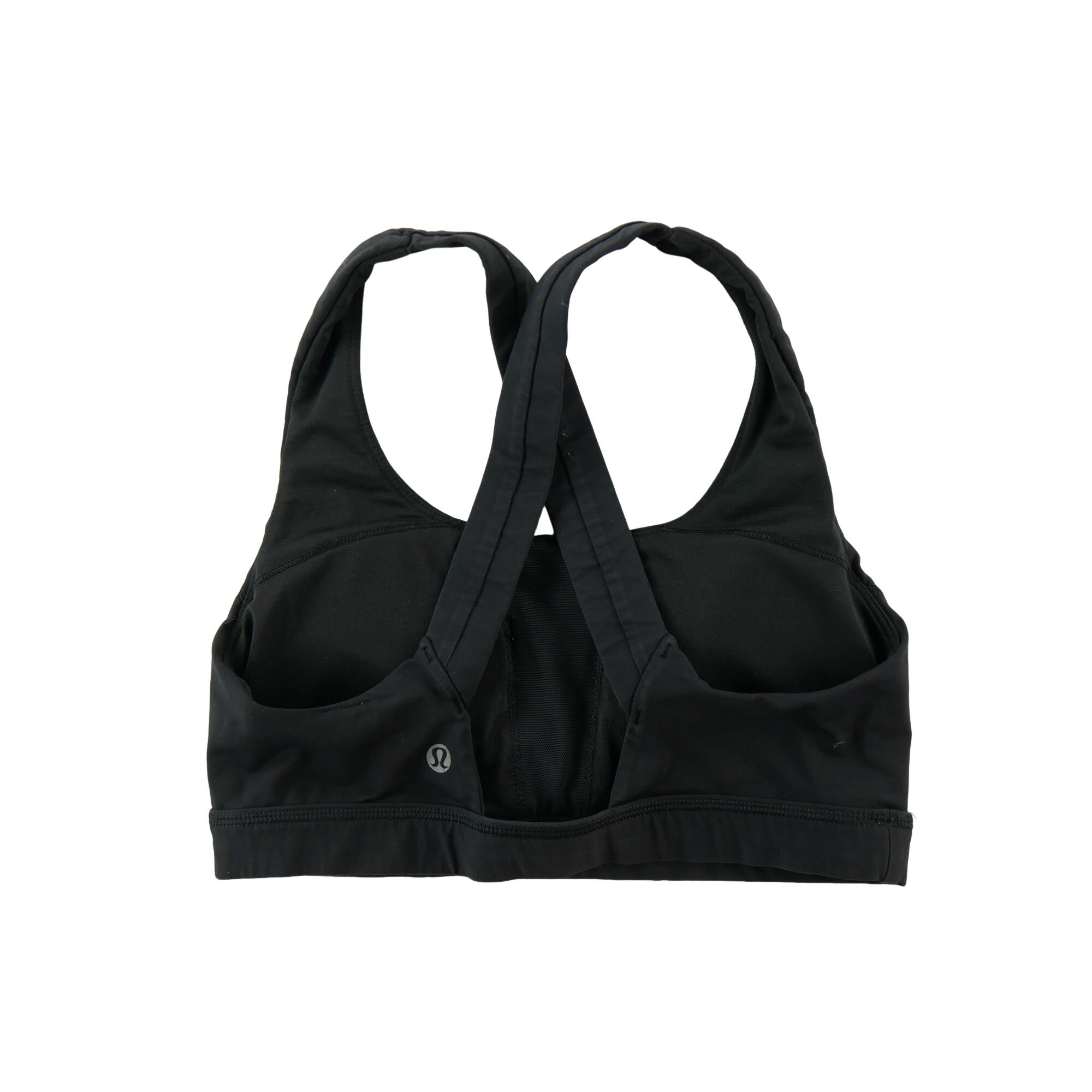 Segunda vida - Top Yoga Mulher Preto Lululemon - Em muito bom estado 2/3