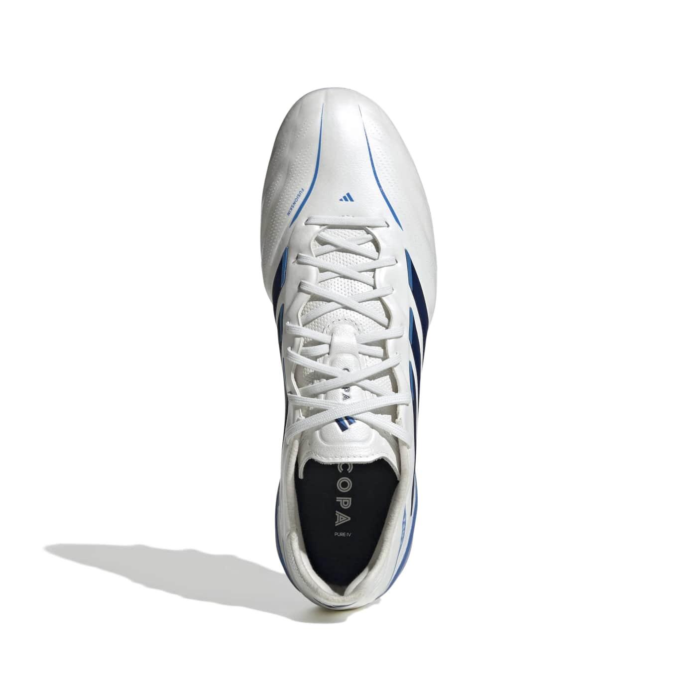Scarpe da calcio Adidas Copa Pure IV Elite FG Bianco e blu 4/7
